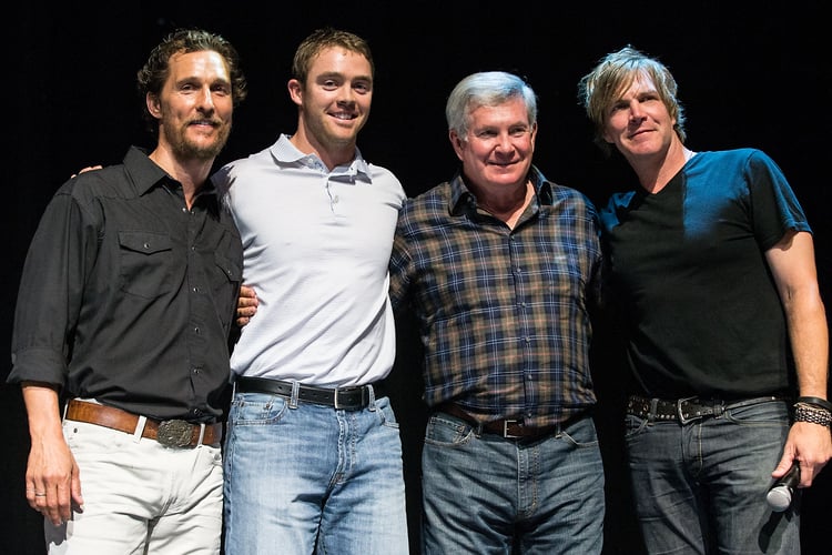 Matthew McConaughey, Colt McCoy, Mack Brown and Jack Ingram - Suzanne Cordeiro Photography