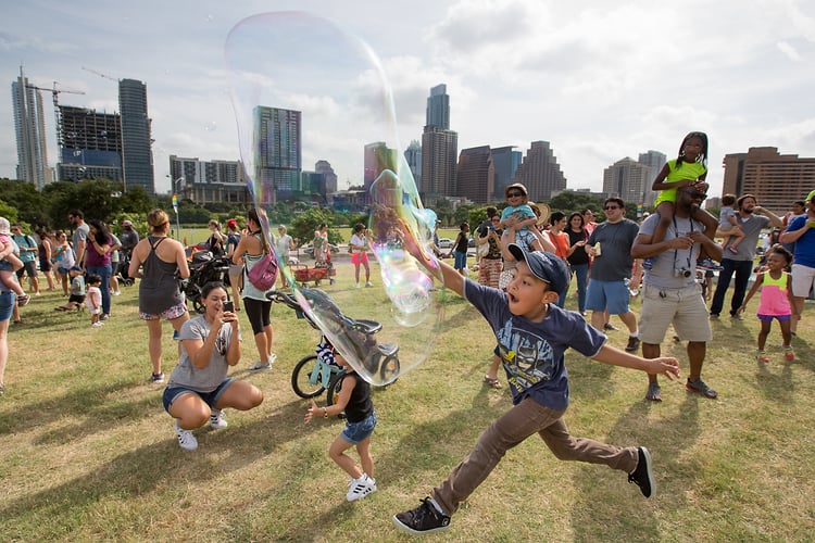 Bubblepalooza - Long Center for the Performing Arts - Suzanne Cordeiro Photography