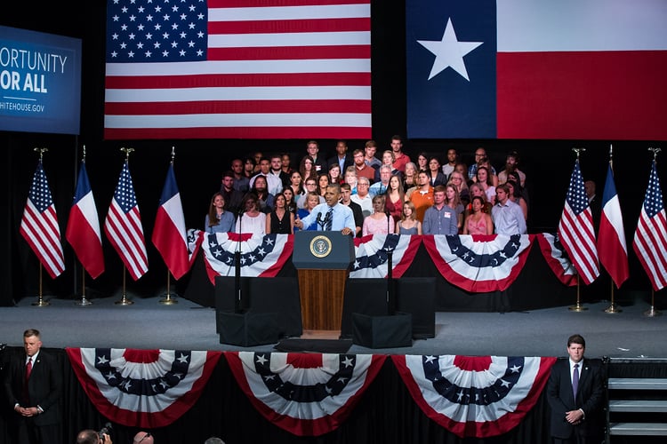President Obama @The Paramount - Suzanne Cordeiro Photography