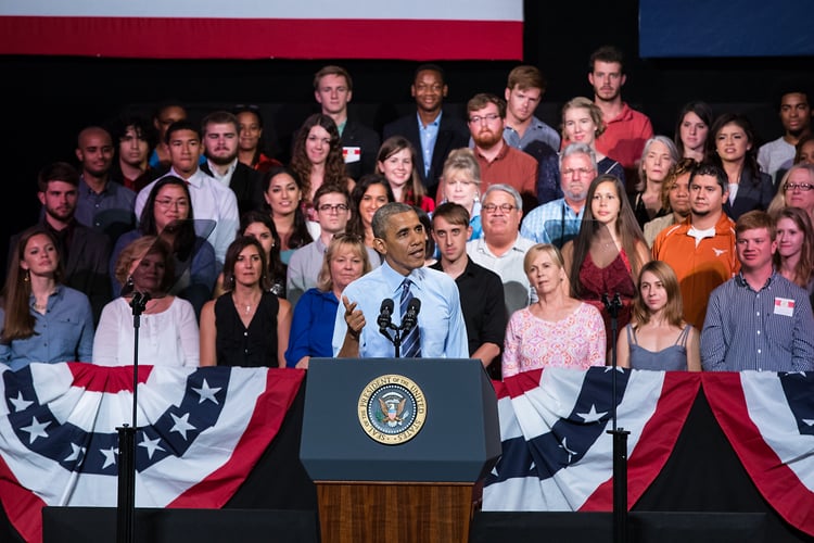 President Obama @The Paramount - Suzanne Cordeiro Photography