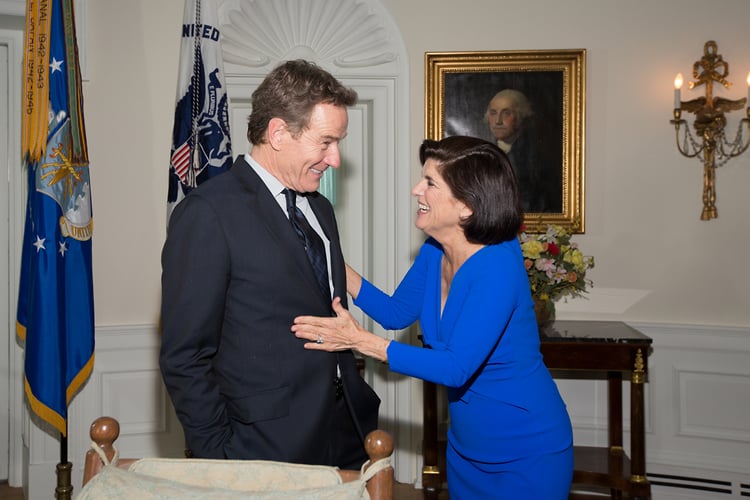 Luci Baines Johnson and Bryan Cranston - Suzanne Cordeiro Photography