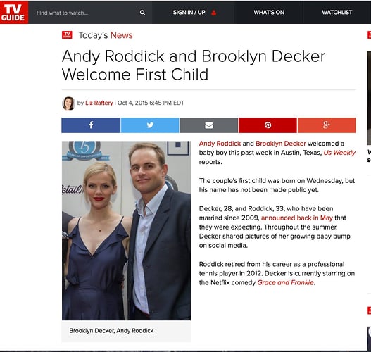 TV Guide - Suzanne Cordeiro Photography