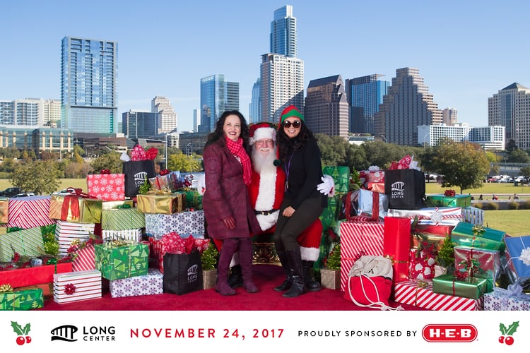 Santa on the Terrace / Long Center for the Performing Arts - Suzanne Cordeiro Photography