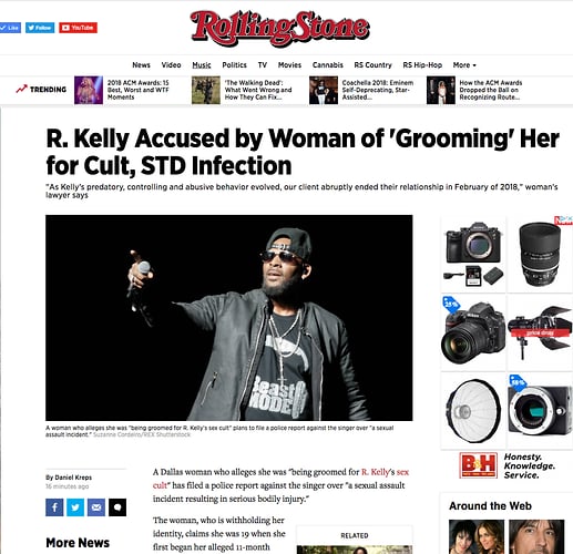 R. Kelly - Rolling Stone - Suzanne Cordeiro Photography