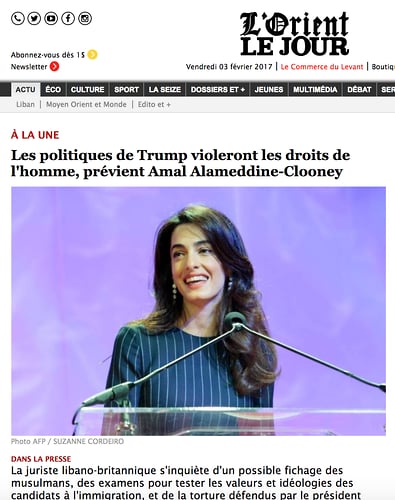 Amal Clooney - Suzanne Cordeiro Photography
