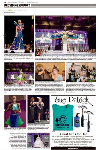Art Bra Austin photo story, Austin American-Statesman - Suzanne Cordeiro Photography