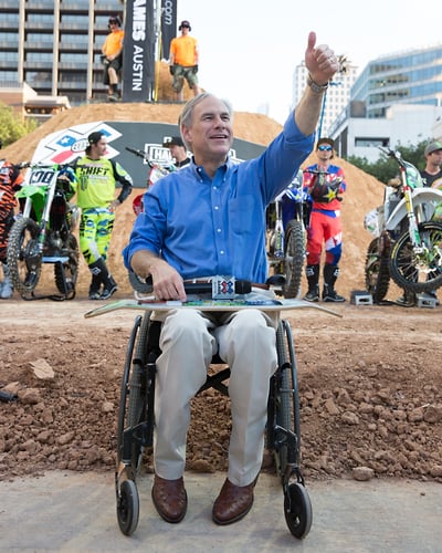 Texas Gov. Greg Abbott opens ESPN X Games Austin 2015 - Suzanne Cordeiro Photography